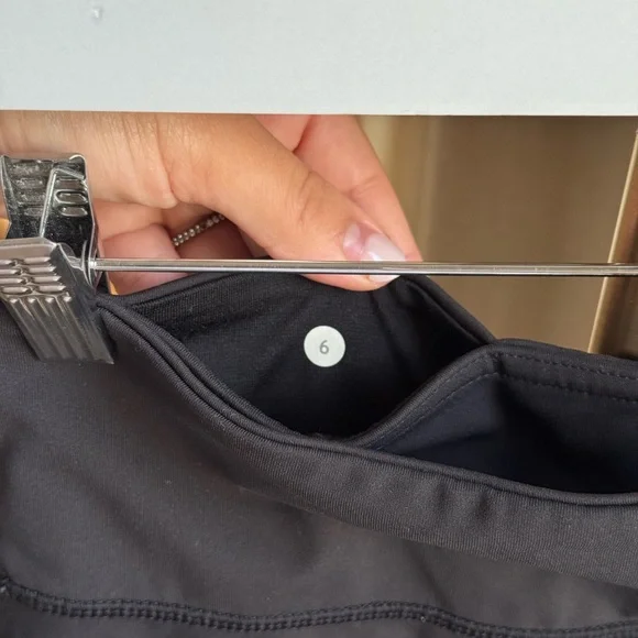 Lululemon Black Cropped Leggings | 6 - Picture 4 of 4